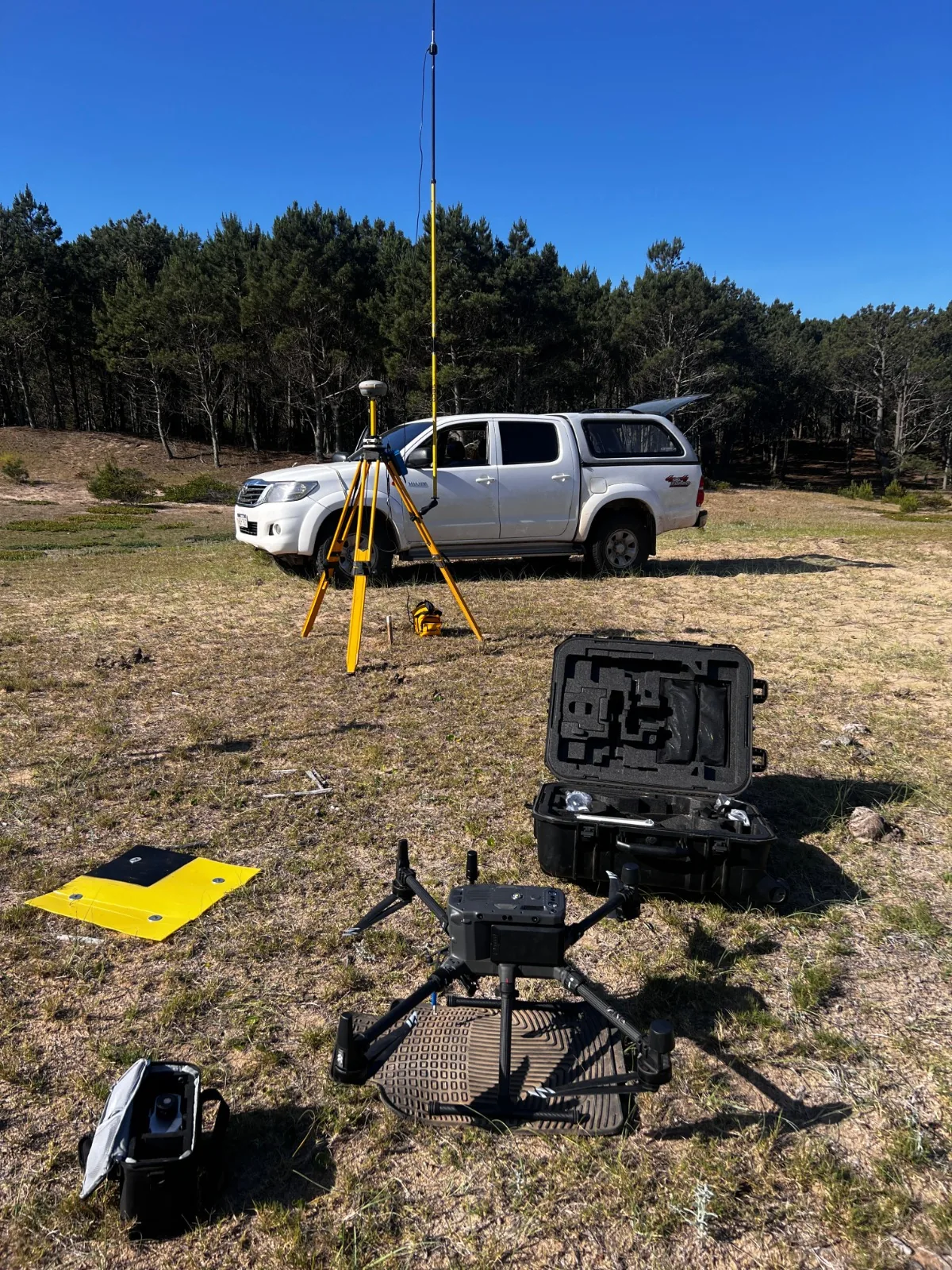 Relevamiento LiDAR aerotransportado en José Ignacio para fraccionamiento en chacras